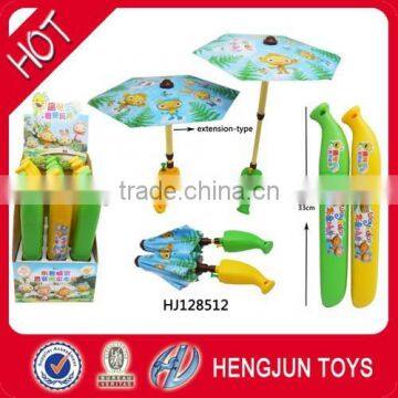 China surprise sweet Candy strong toys Waybuloo banana umbrella water gun 9pcs