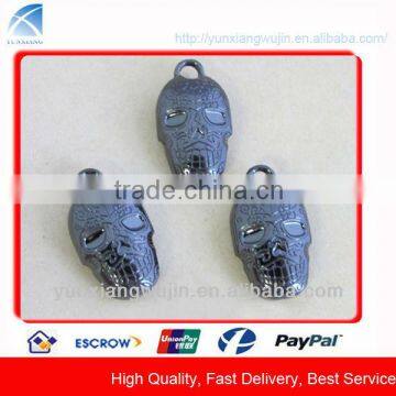 CD6051 Custom Fashion Skull Zinc Alloy Puller for Clothes