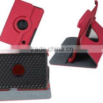 Leather tablet phone case PU phablet case in hot selling