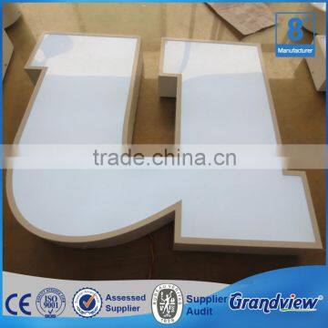 Acrylic Frontlit Channel Letter Illuminated Shop Sign