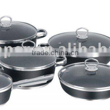 10pcs Aluminium Cookware Set