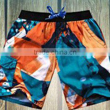 Mens Polyester Beach Shorts Fashionable Design