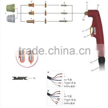 PT20C-S Without high frequency PLASMA CUTTING TORCH