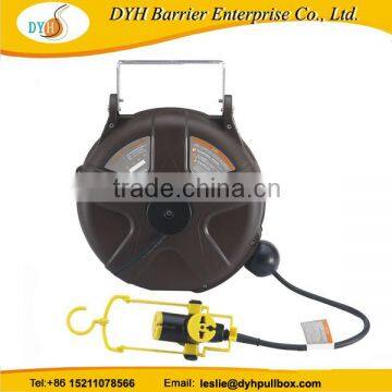 Plastic 10M 250V retractable cable reel for industrial equipment