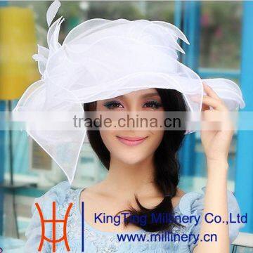 Kingting Wholesale Elegant Organza Hats