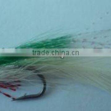 Lefty deceiver Green white (Salt Water/seatrout)