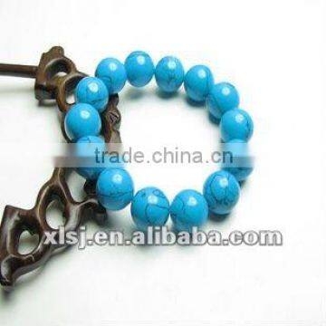 Natural Kallaite 12mm Equisite Turquoise Bracelet