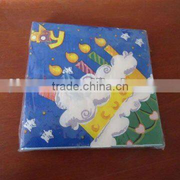 party napkin/printed paper napkin/decorative paper napkins