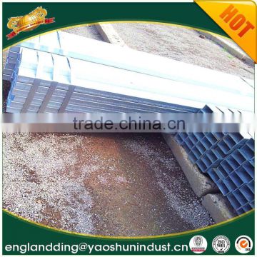 hot dip galvanized square steel tube