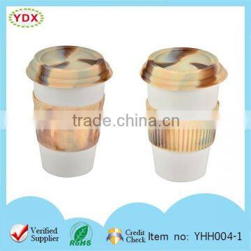 Personalized Logo Branded Promotional Silicone Cup Sleeve/Silicone Cup Lid