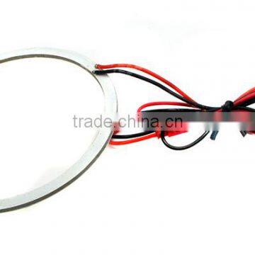 1Pair 90MM Car Led Headlight COB LED Halo Ring Angel Eyes Warning Lamps photo-4