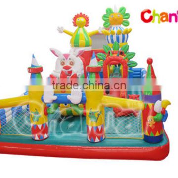 Sunny Baby Paradise Inflatable Fun City with Slide and Obstacle