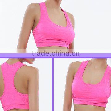 Custom spandex muscle fit gym sleeveless t shirt fitness underwear ladies workout clothing