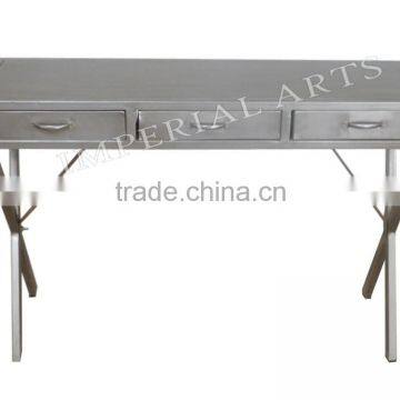 Industrial Furniture 3 Drawer Console Table