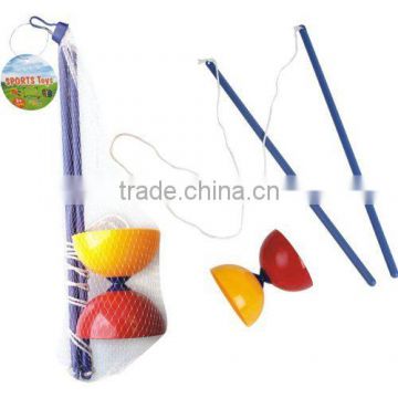 10.5*11.6CM Top Quality Plastic Diabolo Toy with Promotions