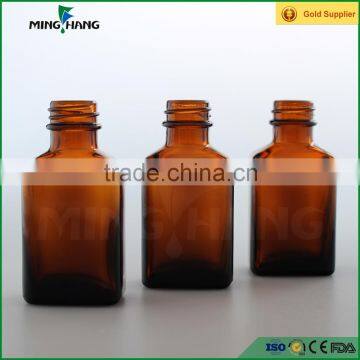 30ml amber glass essential oil bottle with black Dropper wholesale