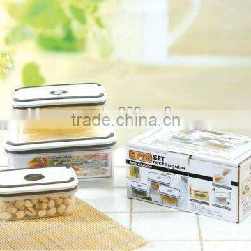 rectangular plastic Food Storage Container Set GL9013-B