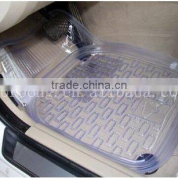 Best selling interior car accessories Soft waterproof transparent latex car mat