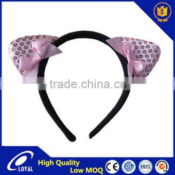 Fashion Animal Ear Headband With Two Butterfly photo-2