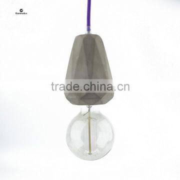 Concrete Hanging Lamp DIY Concrete Lamp Shade ,Concrete Pendant Lamp