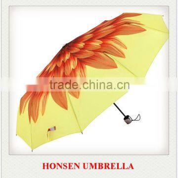 Anti-UV Sunflower Leaf Umbrella Waterproof Fabric