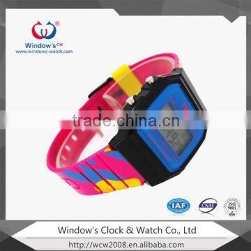 Cheap Popular Sports Style Silicone Strap Led Watch photo-2