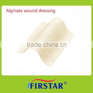 Natural alginate wound dressing with different size