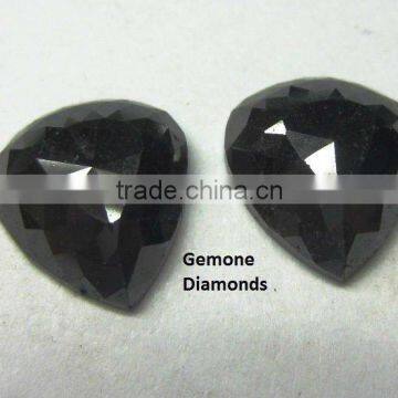 Natural BIG Black Diamond Pairs for Earrings & Rings