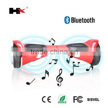 HX UL2272 Cheap 2 Wheels Self Balancing Scooter Samsung Battery With Colorful LED and Bluetooth Speaker photo-6