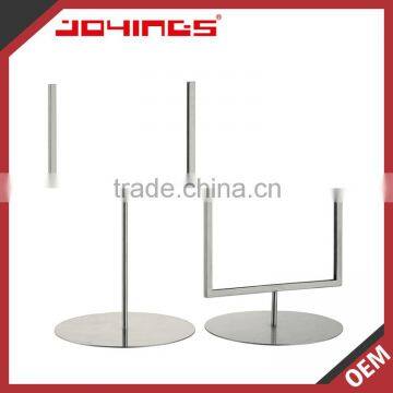Stainless Steel Pop Table price tag holder for Supermarket and Stores