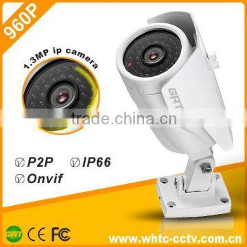 new products p2p Onvif IR HD 960P Outdoor 1.3 MP IP Camera