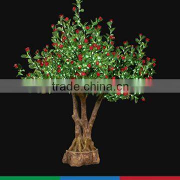 Outdoor decoration LED rose bonsai tree light