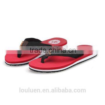 2015 663 LOULUEN Promotional EVA Fabric Plastic Flip Flops photo-2