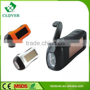 Made in China High Brightness Hand Charge Torch Light 3 Led Dynamo Torch photo-4
