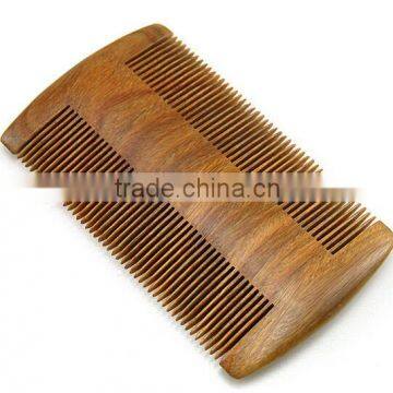 healthy moustache comb,natural wood beard comb FS0072