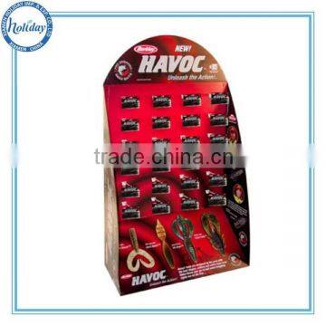 End Cap Mini Floor Display , Cardboard Display Stand for Hardware, Card Display Stands