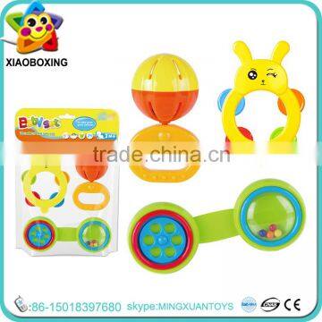 Low cost toys china plastic lovely baby rattle toy for promotion