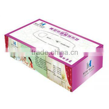 small facial decorate tissue box