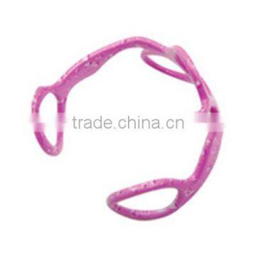 Stainless Steel Barber Bracelets Pink color