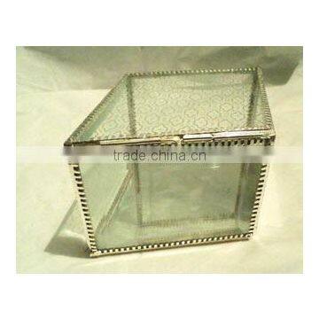 Brass and Glass Jewelry Box
