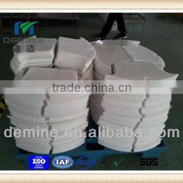 Creamy whithe polycarbonate CNC routing fabrication/polycarbonate processing parts