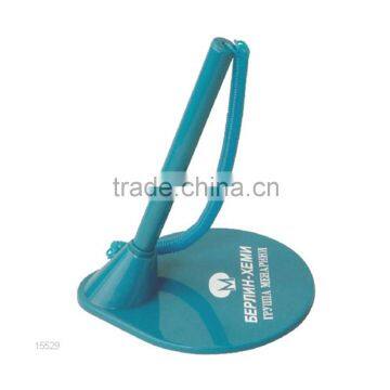 Blue plastic table pen the most popular promotional plstic table pen with logo