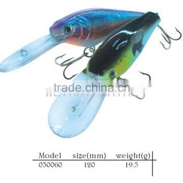 hard plastic wobble lure