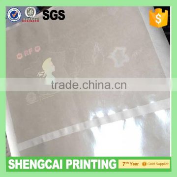 Custom big size transparent hologram stickers