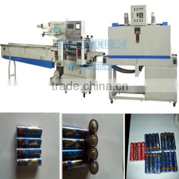 China Factory Automatic Battery Group Shrink Wrapping Machine