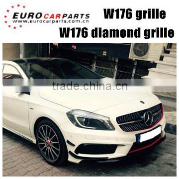 W176 grille fit for BENZ A-CLASS W176 style W76 diamond grille