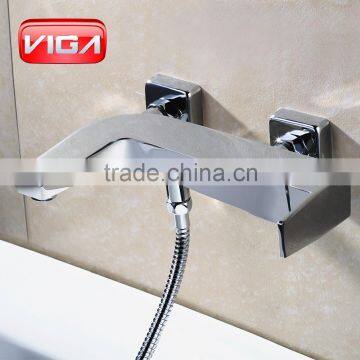 Exquisite polished Bathtub Tap Square Faucet