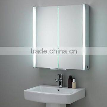 China aluminum mirror cabinet with LED light