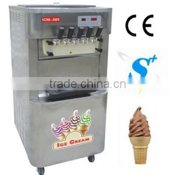 Stainless steel speediness 2014 counter top frozen yogurt machine (ICM-T385)