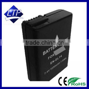 High quality and Brand New li-ion camera battery for nikon batteries en-el14 batteri batterie enel14